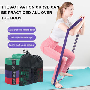 Transform Your Workout with the Fitness Long Resistance Bands Fabric Set