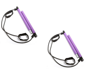 Transform Your Workout with the Pilates Bar Trainer Elastic Bands