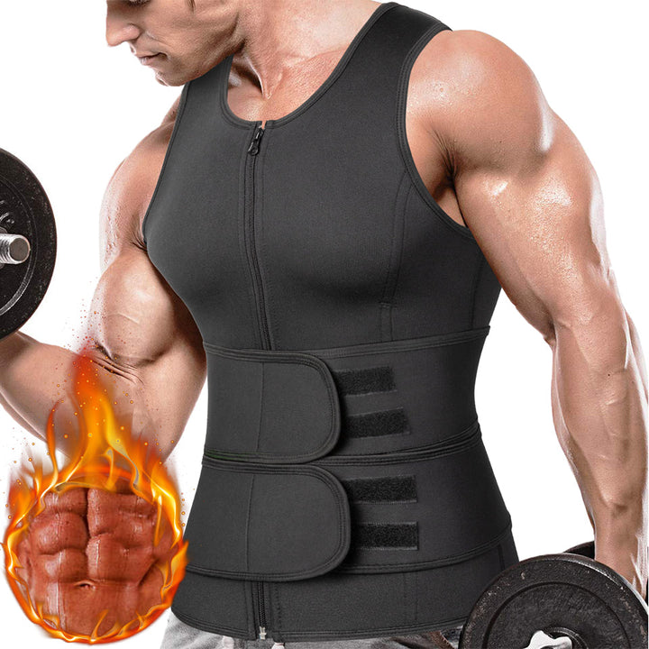 Transform Your Workout with the Men Sweat Vest Sauna Suit