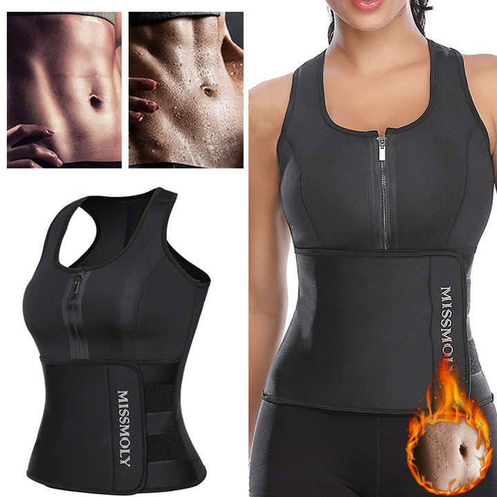 Trainer Sweat Sauna Suit Waist Cincher