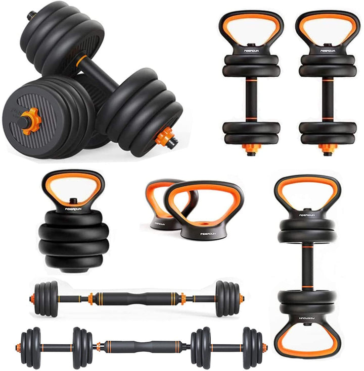Dumbbells Kettlebells, Six In One
