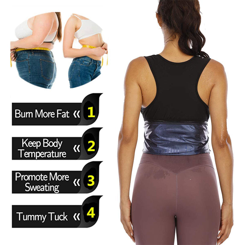 Ladies Sports Fitness Sweat Sauna Suit